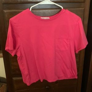 Pink crop top